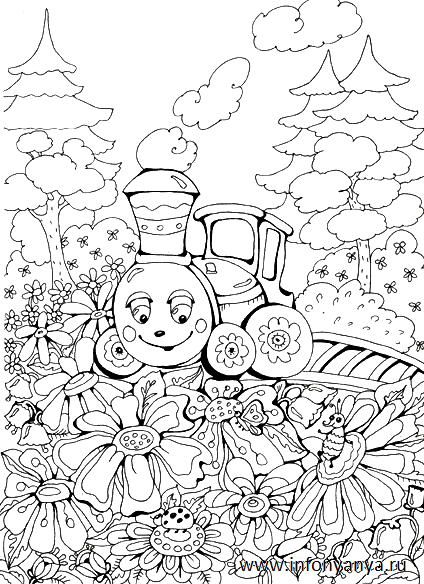 Раскраски из мультфильма 