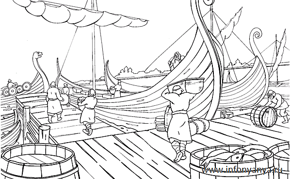 Раскраски из мультфильма «Князь Владимир». Раскраска_41