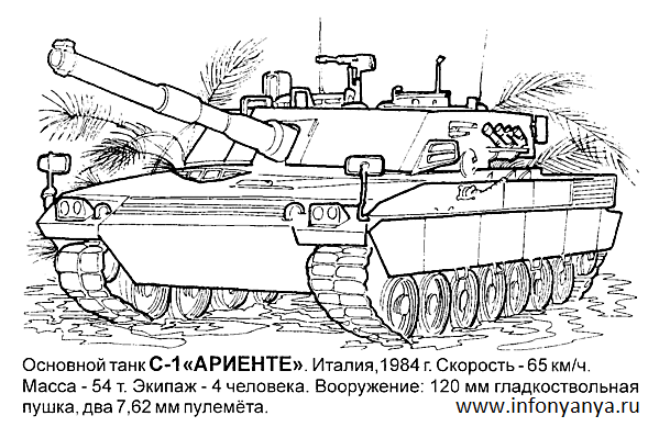 Танки. Раскраска_2