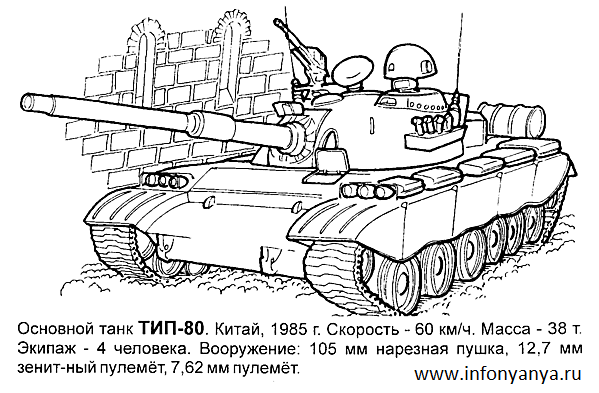 Танки. Раскраска_25